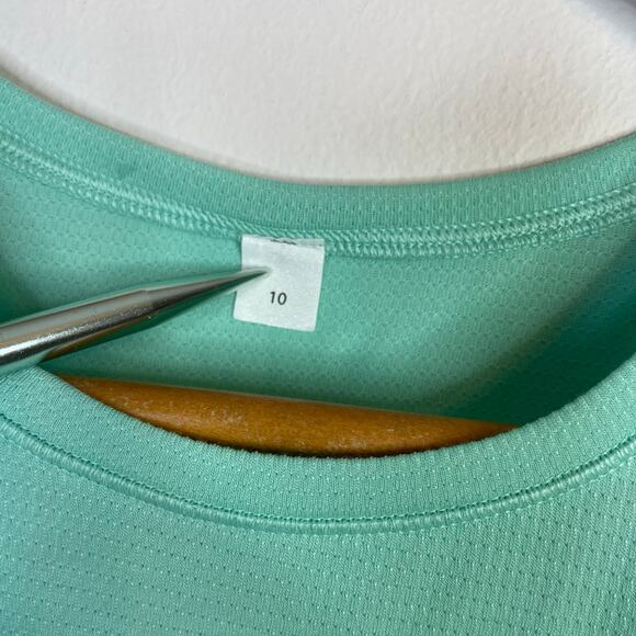 Lululemon Cap Sleeve Hiking Tank Top Mesh Breathable Gorpcore Workout womens 10 - Picture 12 of 14